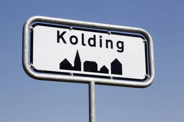 istock Kolding city road sign in Denmark 2066125270