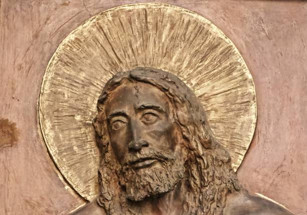 statue of Jesus in the church