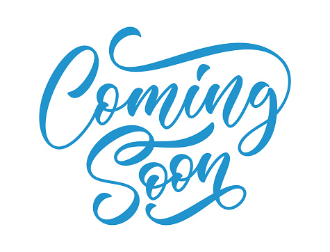 Coming Back Lettering Coming Soon Hand Lettering Composition Stock Illustration - Download ...