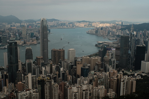 Hong Kong Island cityscape