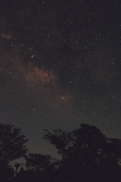istock milky way galaxy with stars and space during night 2066304556
