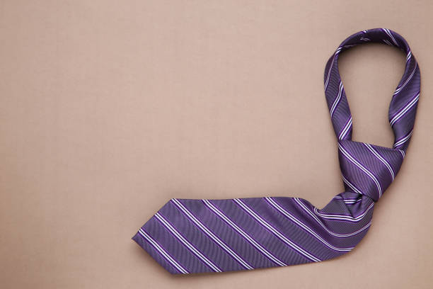 High angle view of multi colored neckties pile at menswear boutique