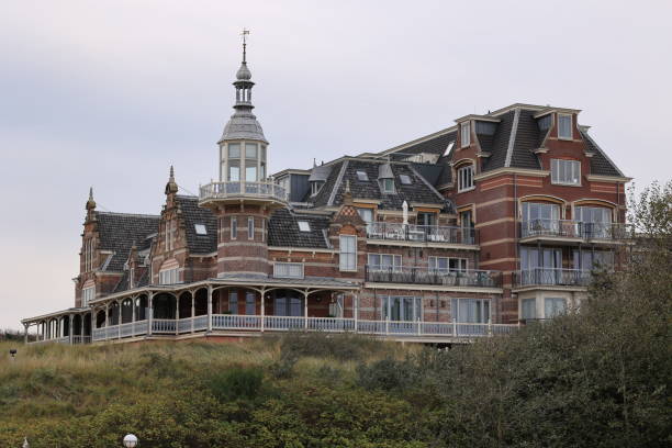 November 05, 2022, Domburg: Grey autumn day in the Dutch seaside resort of Domburg on the North Sea coast