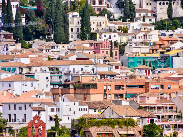 View of the Historical City Granada Andalucia Spain