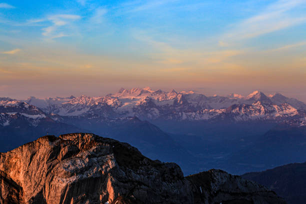 Beautiful views from Pilatus summit