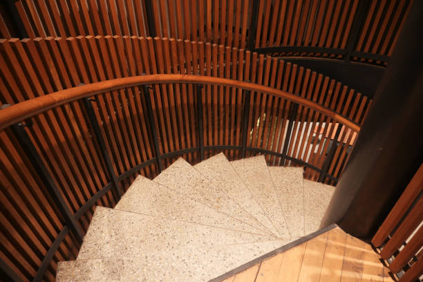 istock Stairs from underground upward in a building 2066396987
