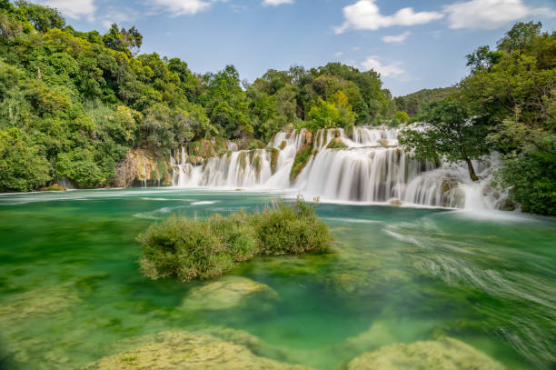 istock Waterfall in Krka National Park 2066400752