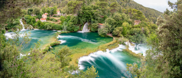 istock Waterfall in Krka National Park 2066401286