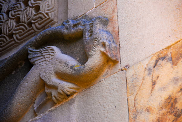 istock Griffin Stone Carving, Ananuri Castle, Georgia 2066576840