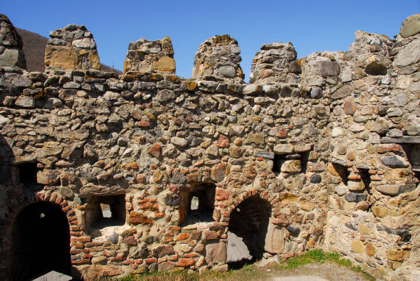 istock An arrow slit in a medieval wall, Ananuri Castle, Georgia 2066578366