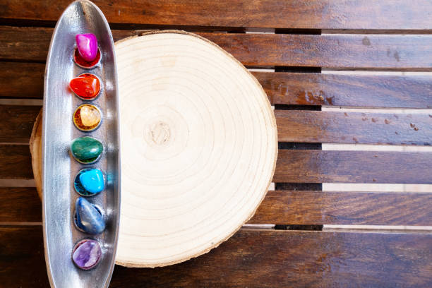 istock seven chakras stones, energy healing concept 2066695566