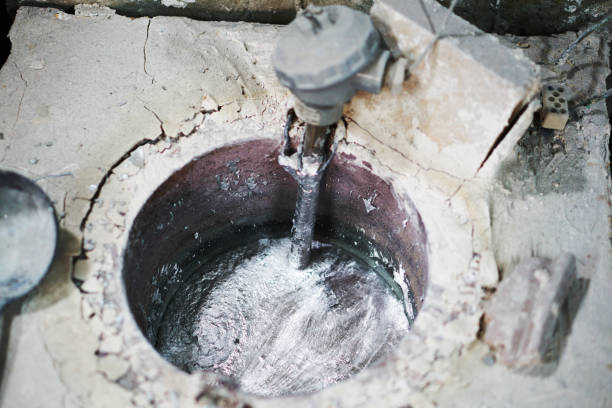 metal melting crucible