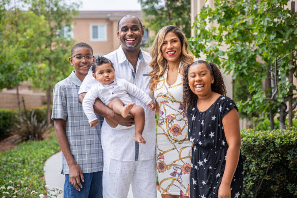 istock Beautiful Mixed Black and Hispanic Family 2066826158