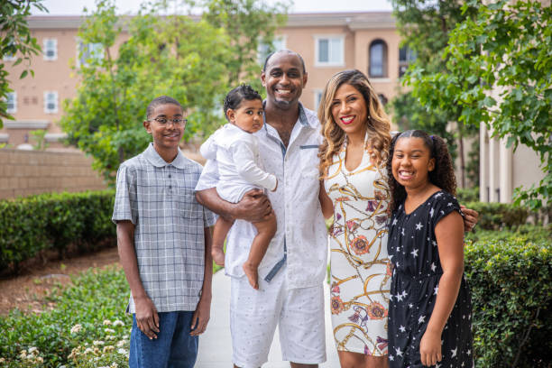istock Beautiful Mixed Black and Hispanic Family 2066826669