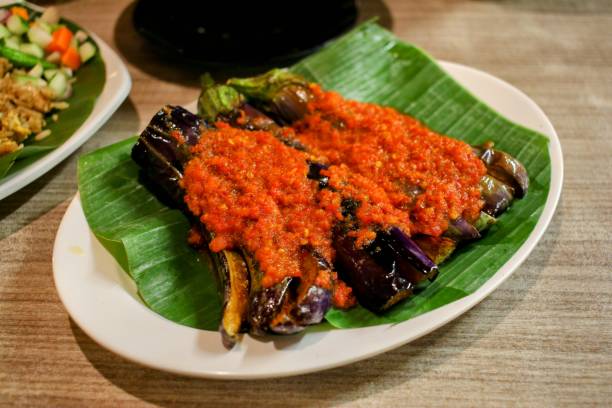 istock Terong balado. Eggplant with spicy chili sauce. 2066903006