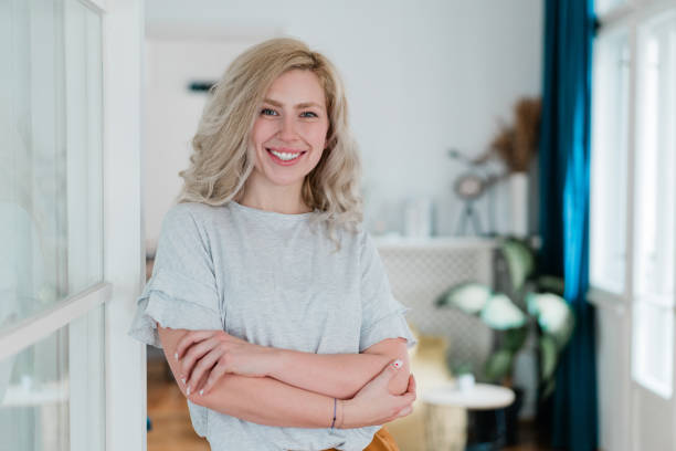 istock Confident businesswoman in modern office. 2067024696
