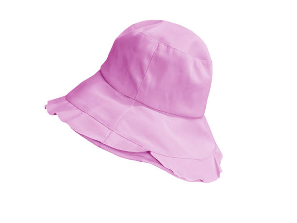 istock Pink bucket hat isolated on white background 2067054145