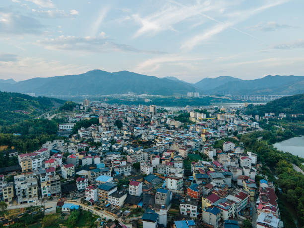 istock Rural towns in the evening 2067143970