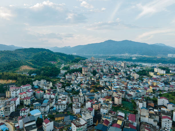 istock Rural towns in the evening 2067152503