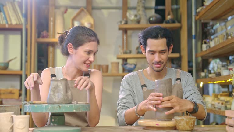 Artists Focused on Perfecting Pottery Techniques