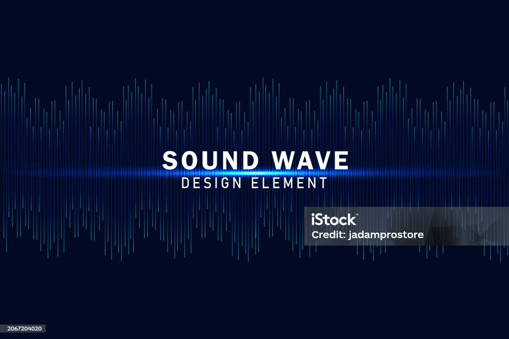 Design Conference Using Soundwave Sound Wave Equalizer Vector Design Stock Illustration - Download Image ...