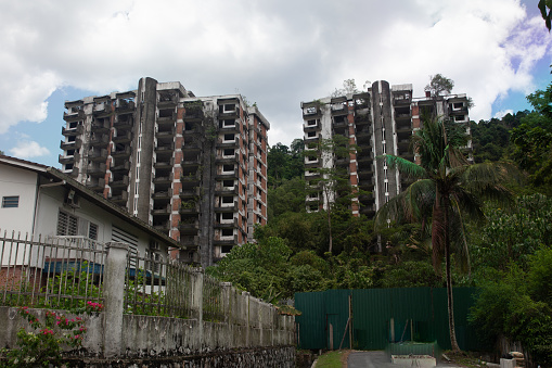 Abandoned Old Condominiums still standing in 2016