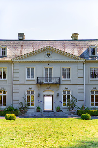 Bainbridge Island, Washington - August 13th 2015, Its the residential mansion at Bloedel Reserve, Bainbridge Island Washington.