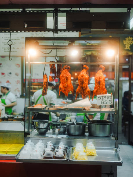istock Chinese restaurant serving ancient duck in Chinatown in Bangkok 2067418573