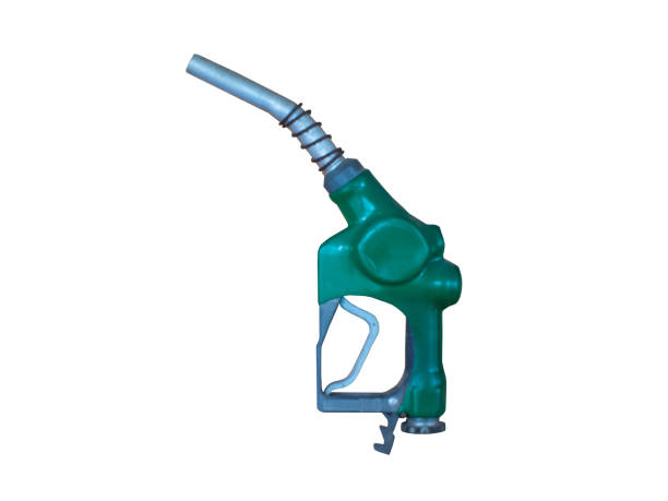 istock Isolated Gas Pump Nozzle on White Background with Fuel Pump Technology 2067441561