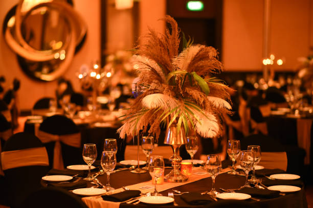 istock A view of a beautiful table decoration with dry leaves 2067486601