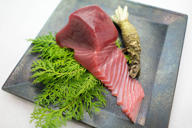 istock Tuna fillets and wasabi(Japanese horseradish) 2067514856