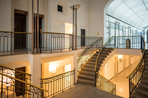 Old nice interior stairs