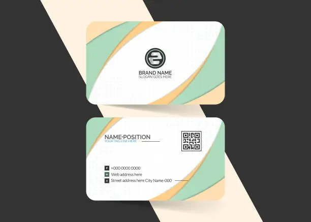 Vector illustration of Creative and elegant business card template design