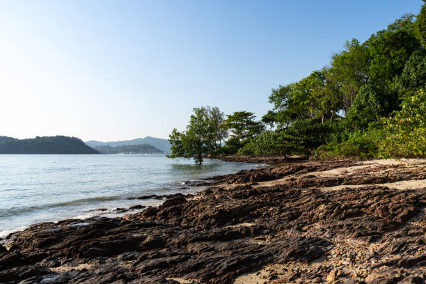 istock Tropical rocky beach on Naka Island 2067597884