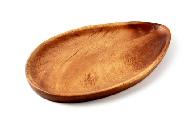 istock wooden tray on white background 2067657447