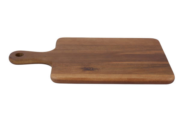 istock Wooden cutting board isolated on white 2067667572