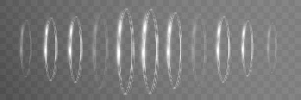 white blur trail wave,
circle silver line of light speed.vector illustration. - white background horizontal selective focus silver stock illustrations