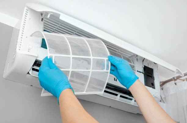 istock Person is cleaning the air filter 2067715041