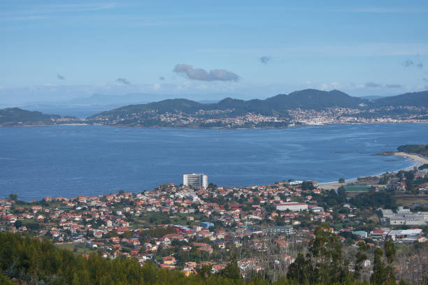 istock Panoramic view of the Ria de Vigo, Pontevedra, Spain 2067718872