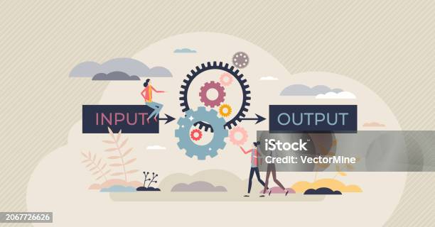 Algorithm Data Input And Output Process Visualization Tiny Person ...