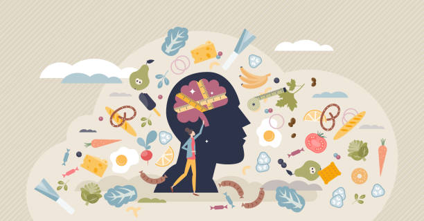 istock Eating disorders as psychological unhealthy diet illness tiny person concept 2067740252