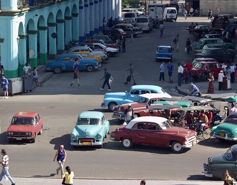 américaines des années 50 à La Havane
