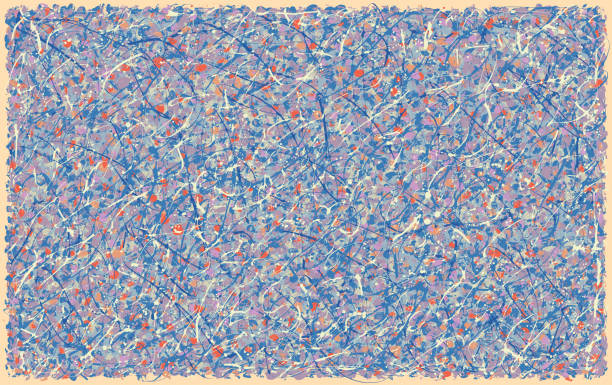 ilustraciones, imágenes clip art, dibujos animados e iconos de stock de abstract painting background - arte-moderno