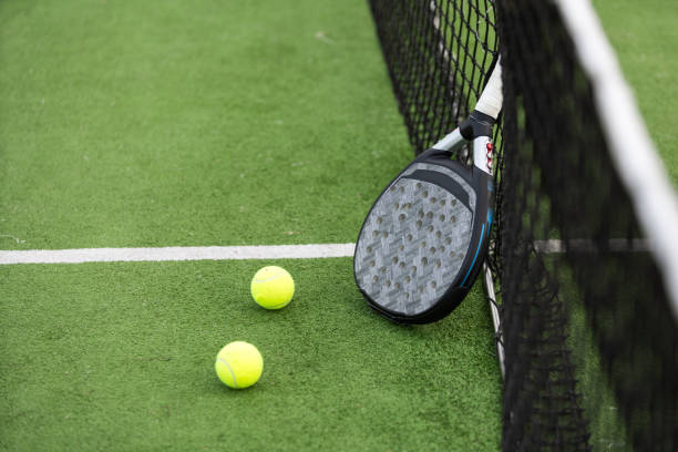 istock Paddle tennis racket and ball 2067848414