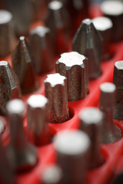 istock Close-up of screwdriver bits for fastening screws. 2067852965