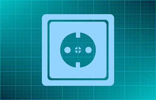 power socket vector icon