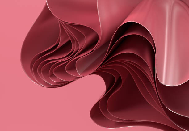istock Background for website with abstract concept red fabric shape fabric 2067881624