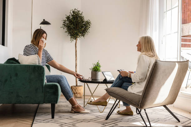 istock Comfortable Client Consultation with Professional at Home 2067981109