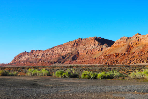 Beautiful red mountains in a U.S. national park