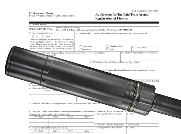 istock Public domain form to own a silencer behind a suppressor 2068034642